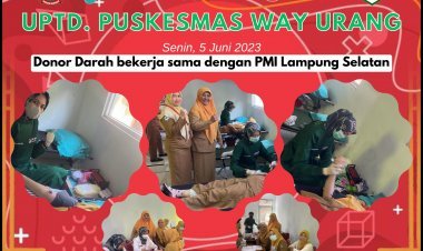Donor Darah bersama PMI Lampung Selatan